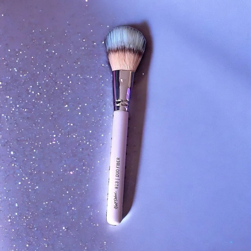 Half Caked Best Friends Forever In Bloom Blush + Duo Fiber Brush Set NIB 0.13 oz